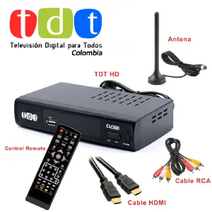 Decodificador TDT: Disfruta de la Televisión Digital Terrestre - Decodificador TDT Sintonizador De Televi