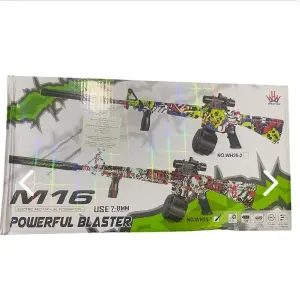 PISTOLA RIFLE DE HIDROGEL M-16