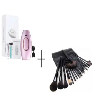 Set Brochas Maquillaje 24 Pz+ Depila IPL