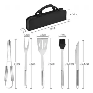 Set de Utensilios  para Asado X6 Piezas