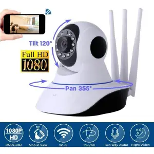 T Cámara Wifi 3 Antenas