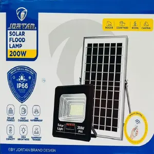 Lampara Reflectora 200W con Panel Solar