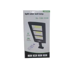 Lámpara solar con sensor SL-180 COB