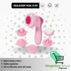 MASAJEADOR FACIAL 12 EN 1