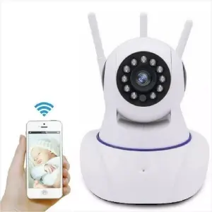 Camara Robótica 3 Antenas LAN