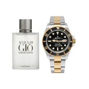 ACQUADIGIO+ROLEXBICOLORFONDONEGRO