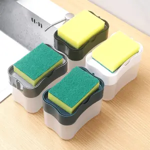 DISPENSADOR DE JABON PARA COCINA+ESPONJA