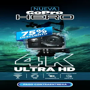 Cámara GoPro Hero 4K: Captura la Aventura en Alta Definición - Cámara GoPro Hero 4K