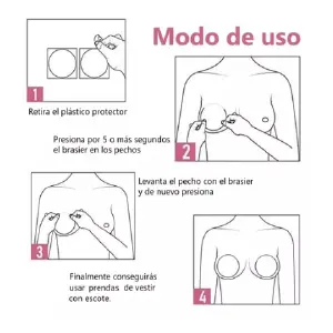 Cubre Pezón Adhesivo  Reutilizable