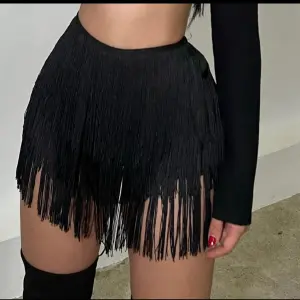 shorts de flecos