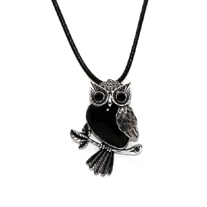 Collar Buho Cuarzo Onix
