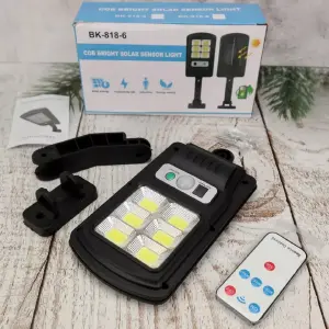 LUZ CON SENSOR PANEL SOLAR