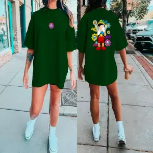 Camisetas grficas oversize - 731779