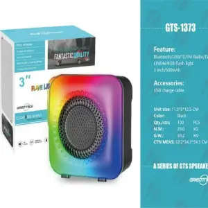 Mini Parlante  Luces Led Gts-1373