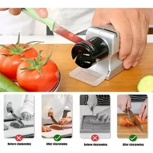 Afilador De Cuchillos Eléctrico Y Manual