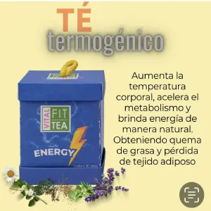 Te termogenico y para pérdida de peso