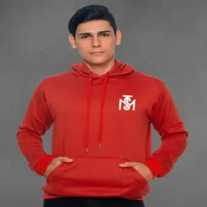 Buzo Buso,hoodies Hombre monastery ROJO