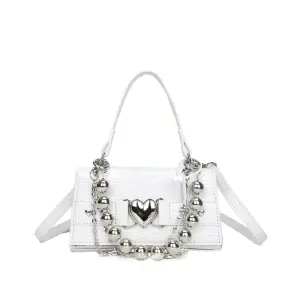 Bolso de Mano para Mujer con Corazón