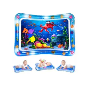 Colchoneta Inflable para Bebés y Mascotas: ¡Diversión y Desarrollo en un Solo Juguete! - Colchoneta Tapete Bebe Agua Inflable 69x
