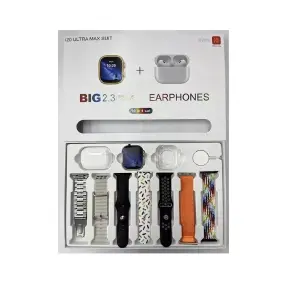 Smartwatch I20 Ultra Max Suit Set Audífo