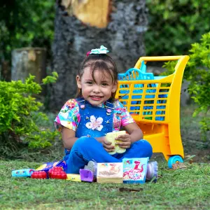 Carrito con Mercado de juguete