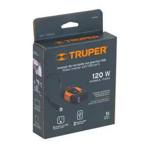Inversor TRUPER Corriente 120 W - 2 USB