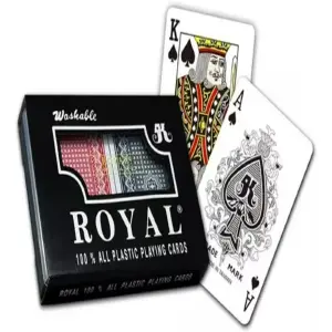 Cartas Poker Royal Original Estuche 100%