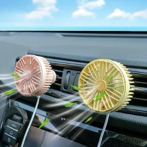 Ventilador Portátil 360° con Luz RGB y Cable: ¡Refrescate en Cualquier Lugar! - Ventilador Portatil 360° Luz Rgb Cable