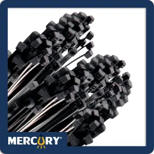 AMARRE PLASTICO 20CM X 2.5MM NEGRO X100
