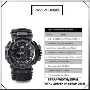S-Shock G3 Supervivencia - Negro