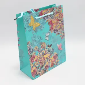 Bolsa para regalo pequeña flores