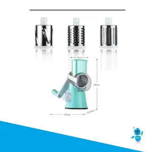 Molino Multiusos Rallador De Tambor