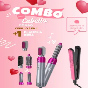 COMBO CEPILLO 5-1 + PLANCHA NOVA