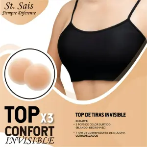 TRIO TOP INVISIBLE + CUBREPEZON DE SILIC
