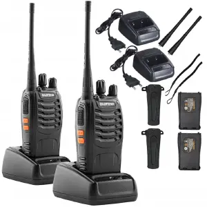 Radio Walkie Talkie One Pixel Bf-888s Uh