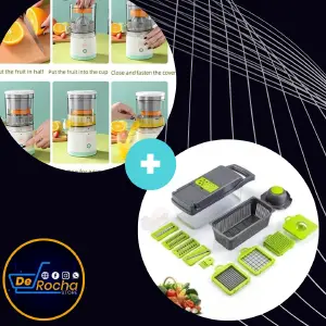 Kit exprimidor frutas+ Cortador verduras