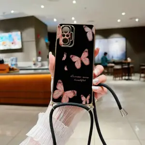 FUNDA XIAOMI POCO X4PRO NEGRA CON CORDON