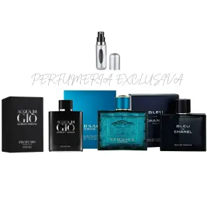 Agua di guió+eros+bleu Chanel+perfumero