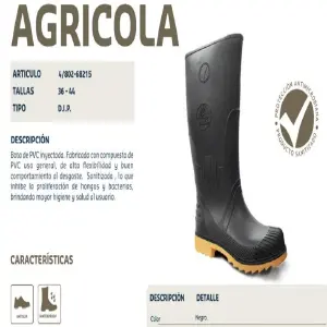 Bota Agricola en PVC (Bata)