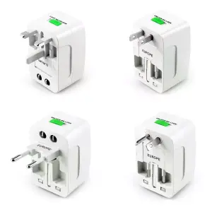Adaptador Enchufe  Viajero Europeo