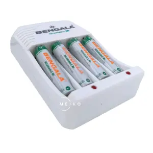 Kit de cargador y  pilas recargables AAA