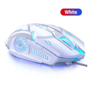 Mouse Gamer Yindiao G5 White Silent