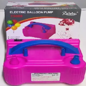Inflador Globos Eléctrico Con 2 Inyector
