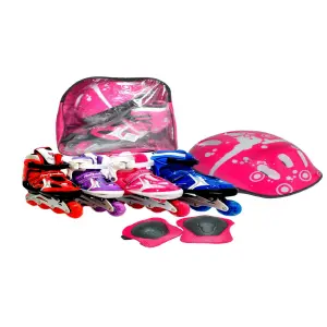 Kit Patines En Linea Ajustables ref :207