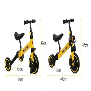 Triciclo 3 en 1 de Impulso: ¡El compañero perfecto para el crecimiento de tu pequeño! - Triciclo 3en1