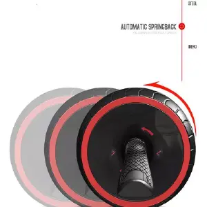 Rueda abdominal retráctil
