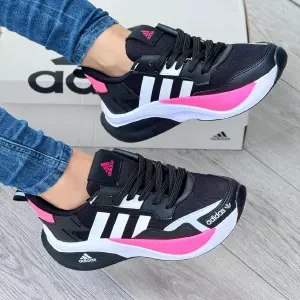 Adidas Bounce 2 Negro Rosa Dama