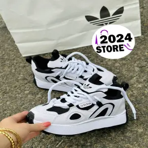 Adidas Suela Alta Dama Blanco Negro Hrta