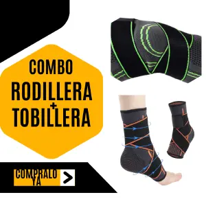 COMBO 1*TOBILLERA + 1*RODILLERA