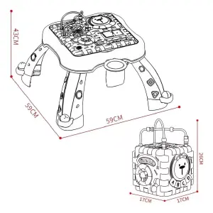 MESA DIDACTICA MULTIFUNCIONAL